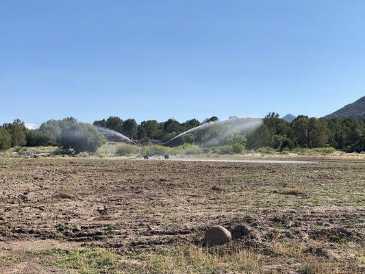 Low Pressure Traveling Irrigator