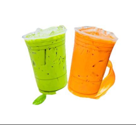 Thai Ice Tea & Ice Matcha