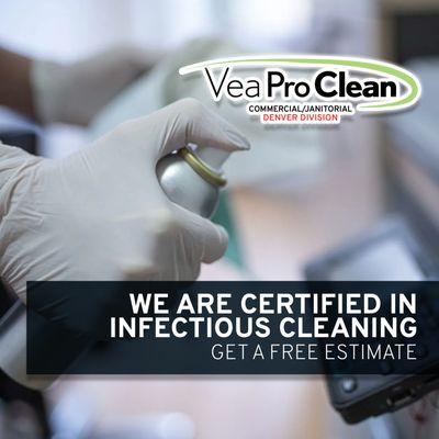 Vea Pro-Clean is certified by the GBAC on Disinfection Awareness and Cleaning.