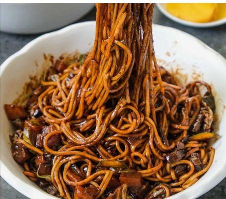 Black bean noodles