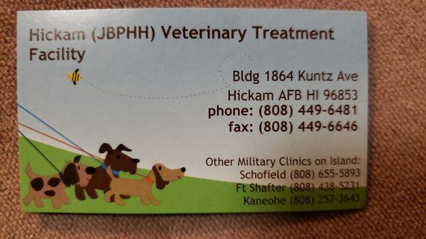 Hickam AFB Vet Clinic