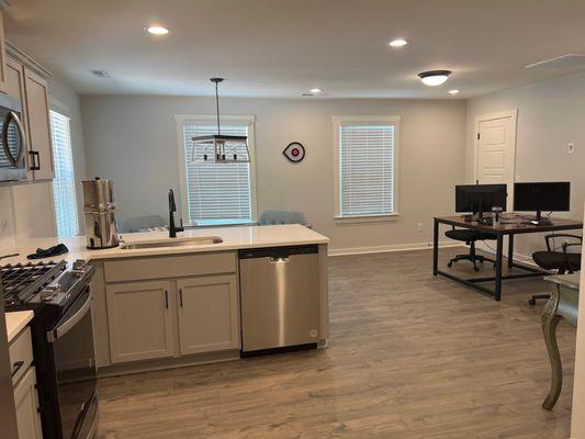 Fleek Consulting - Charlotte, NC; office kitchen