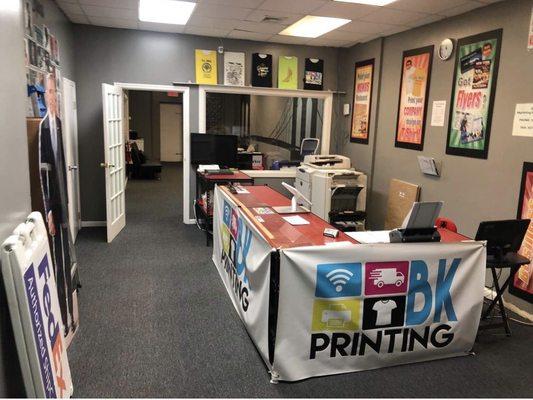 The front of the store