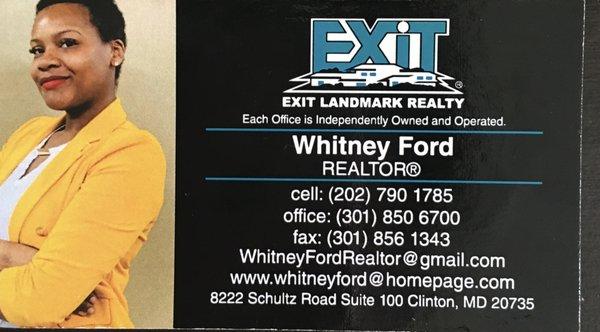 Whitney Ford - Exit Realty
