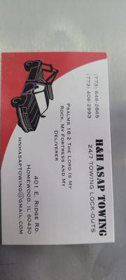 H & H Asap Towing
