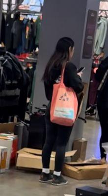 The rude shoe sales lady who was very unfriendly and almost made me cry