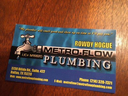 Metro Flow Plumbing - Dallas Emergency Plumbers