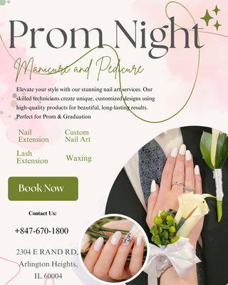 Get your nails ready for big night
#nailart #promnails #prom25 #prom25 #x #gelxtension #gelnails #nailextention #frenchnails #naildesig