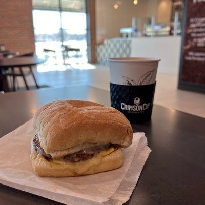 Breakfast Sandwich | Sausage, Egg and White Cheddar