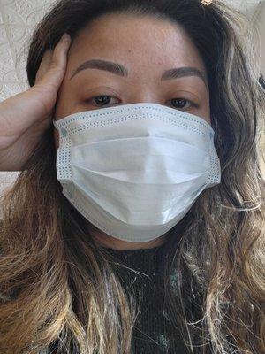 Right after touch up