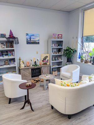 A delightful reading area