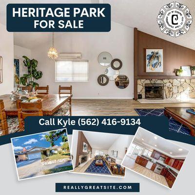 Live next to Heritage park! If you are thinking of Buying or Selling a Home in Cerritos Call Kyle Ribas (562)416-9134