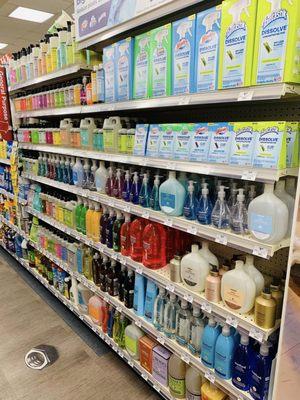 some of our cleaning supplies.