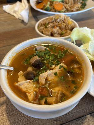 Chicken Tom yum soup