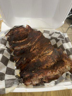 Half rack pork ribs