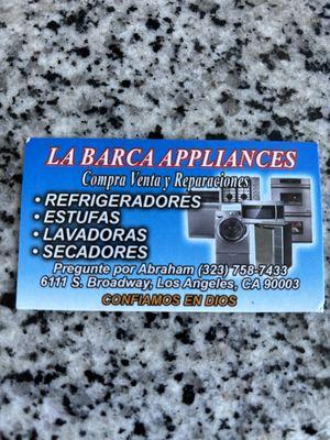 La Barca Appliances