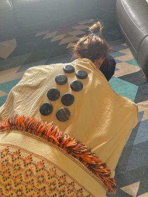 Mobile hot stone massage