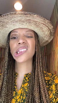 Bathroom shots with my new hat