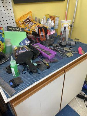 The tools they use but clearly never clean