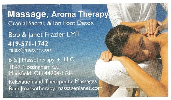 B and J Massotherapy