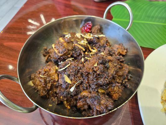 Beef kalu bhuna
