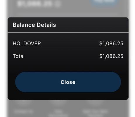 "Holdover" fee?! Scam fee really!!!