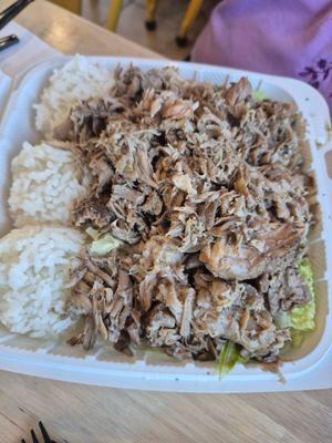 Kalua pork plate,