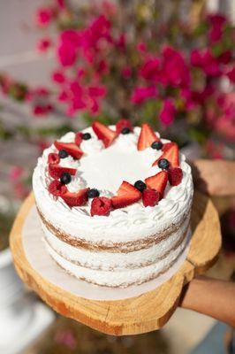 vegan -gluten free
3 layers BIRTHDAY CAKE