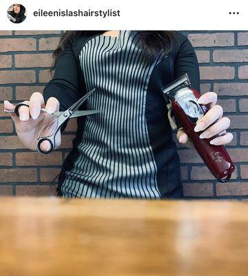 Follow our Cosmetologist Eileen on instagram to know more about her work. She specializes on classic men haircuts, women haircuts & kid cuts