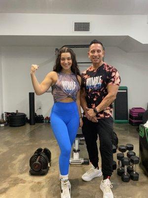 Harold Palacios and Kristina Schook