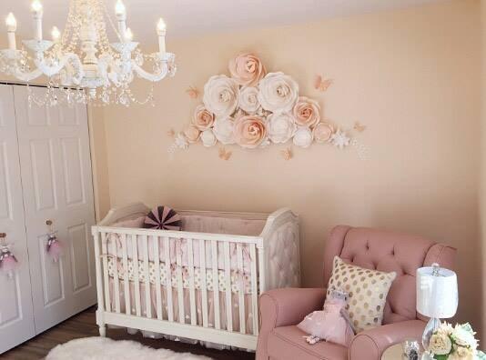Baby room Paper Flower Decor