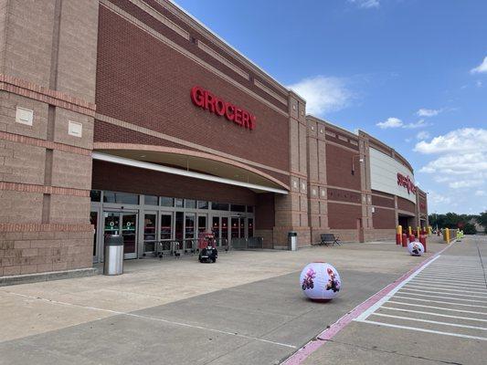 The outside entrance