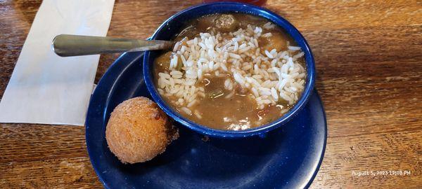 gumbo with okra! Yom Yom