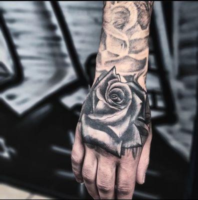 Tattoo Artist "Nokes" at Designer Tattoo Inked, Bismarck ND. 701-751-1535