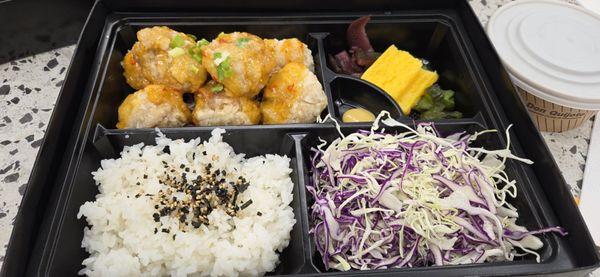 Karaage chicken teishoku