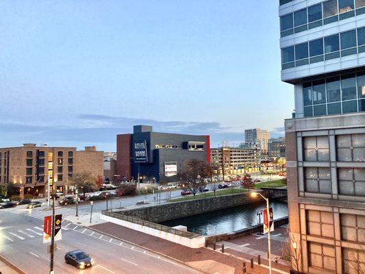 Harbor Park Garage -- view from 4th level