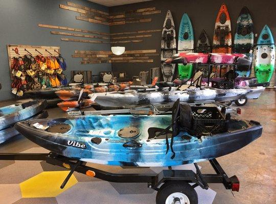 Vibe headquarters -- Kennesaw's local kayak paddle shop.