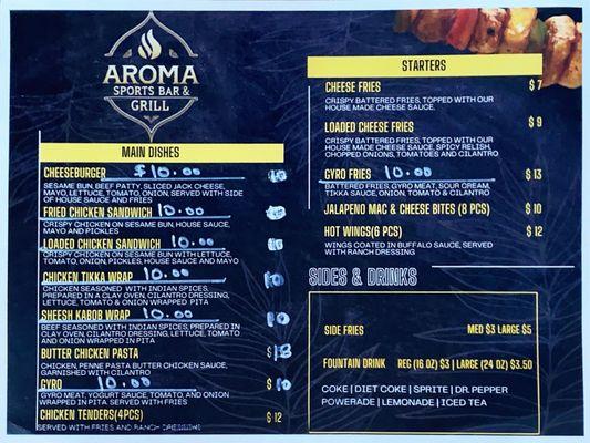 Menu (11/2024)