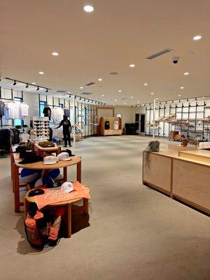 Inside the sign up area for Surf Club