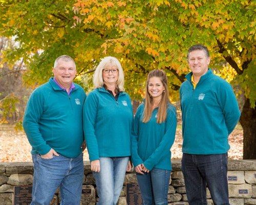 CEO Mark Knackendoffel, VP Polly Reynolds, Account Administrator Kari Vogt, AVP Greg Jones