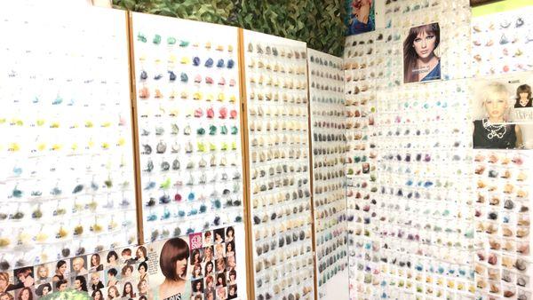 My hair color collection.
