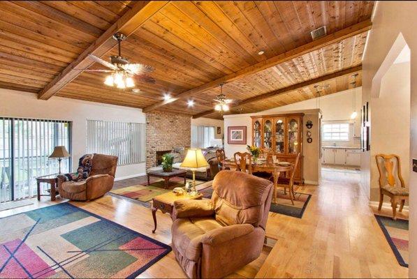 Open Concept living room #Listing