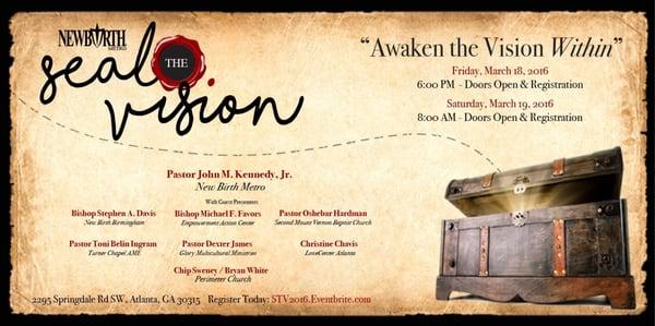 New Birth Metro will be hosting a really nice training and development service on March 18. You may want to check it out.