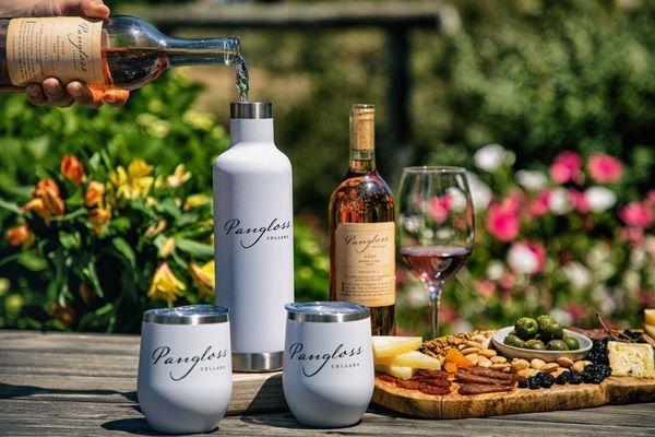 Our insulated logo bottle and tumblers