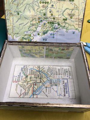 Inside maps of Alaska and Washington DC.