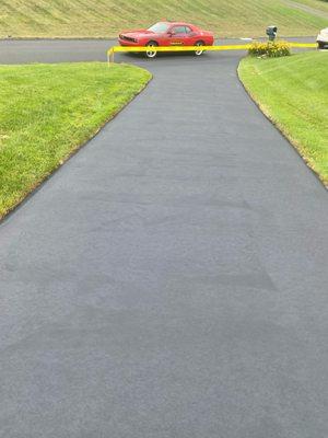 Wet sealer, drying to a flawless seal