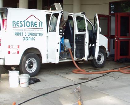 Water Extraction in process