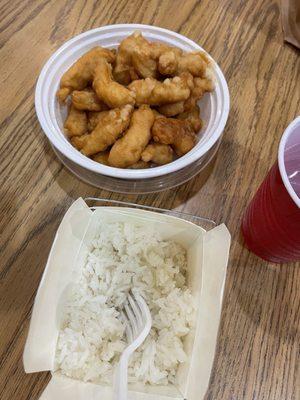 Photo doesn't do the chicken justice, there was sooo much chicken