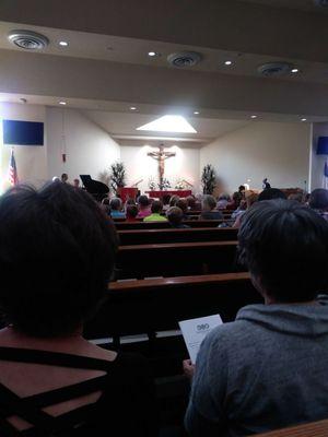 While the church was quite large, it was tastefully decorated and not overly ornate. I really liked that.