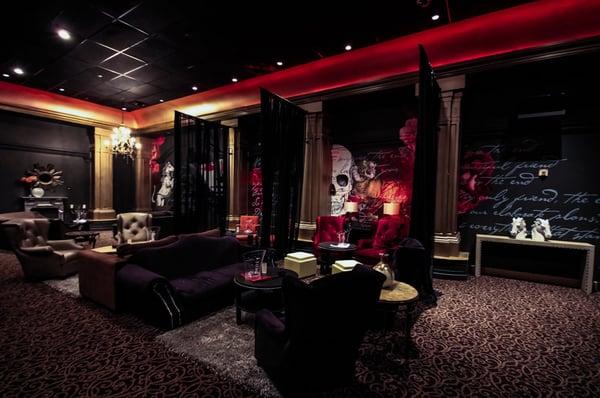 In the living room at house show clubclub